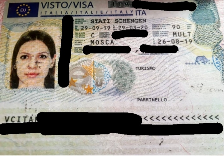 Шенгенская виза в Италию нового образца